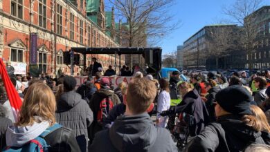 مظاهرة ضد القانون الخاص في نظام اللجوء الدنماركي من أجل "نظام لجوء إنساني" في الدنمارك. حيث تم اعتبار هذا القانون عنصري